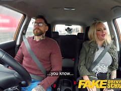 Fake Driving School 2 students have hot backseat sex