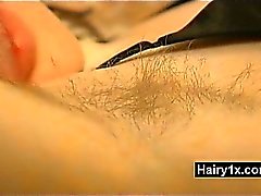 Enchanting Hairy Hottie Secretly Screwed