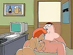 El sexo Family Guy de Hentai en la oficina