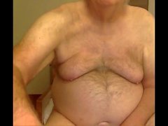 grandpa cum on webcam