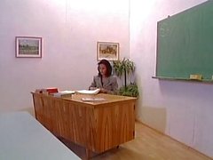 Profesor de calor Fucking in salón