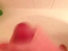Horny guy masterbated en la ducha
