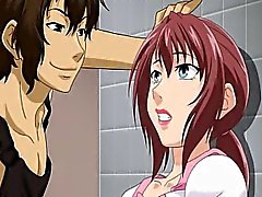 Hentai femme brune arrive sa grosse chatte mouillée pompé profondément guy