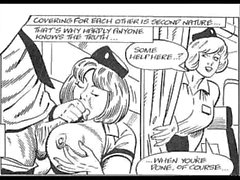 Busty Stewardess Comic