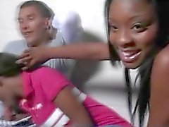 black gfs suck white college dick