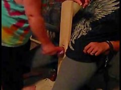 Amateur post orgasm penis torture WF