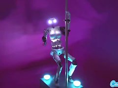 Sexbot stripper twerks