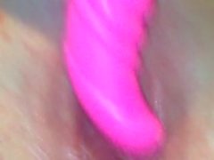 POV of MissFunSize Squirting Getting Fucked With A Toy To Extreme Squirting