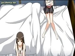 Que Teenie de anime masturbándose de su coño