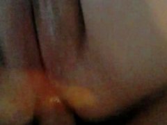 fucking my girlfriend's asshole closeup