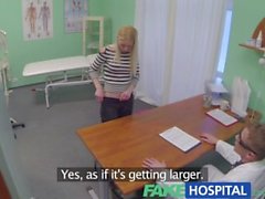 FakeHospital horny doctor gives sexy slim blonde multiple orgasms