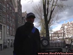 armer couleur noire de touristes Amsterdam le talonneur