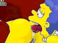 Simpsonlar Pornosu ile üçlü