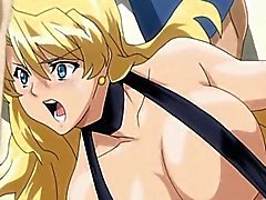 Swimsuit anime bigboobs gangbang in the beach