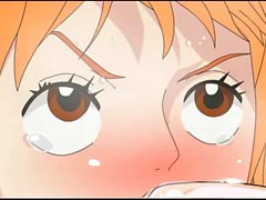 Une pièce Luffy a Mangas chauffe de Nami