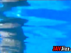 Japanese Cutie Goes For A Swim Softcore