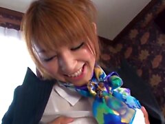 Stewardess fucked by two me More at japanesemamas